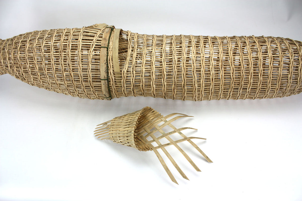 Thai fishing basket long style (large) - fish trap - farangshop-co