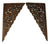 Pair of Thai Teakwood Corner Brackets - farangshop-co