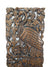 Pair of carved teak wall panels, Peacock design, each 121cm x 35cm, PK01 - farangshop-co