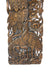 Pair of carved teak wall panels, Peacock design, each 121cm x 35cm, PK01 - farangshop-co