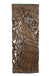Pair of carved teak wall panels, Peacock design, each 90cm x 35cm, PK02 - farangshop-co