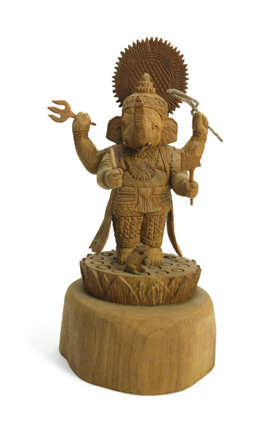Ganesh woodcarving 1, Thailand - farangshop-co