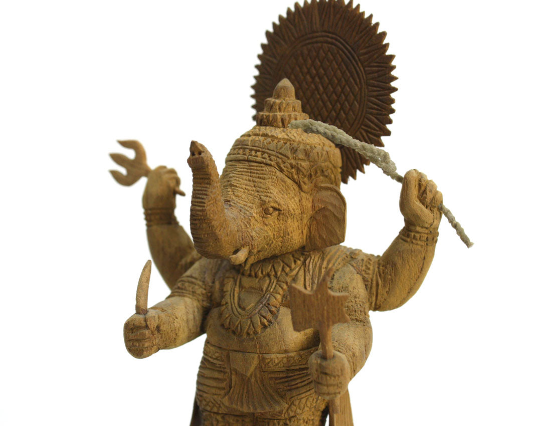 Ganesh woodcarving 1, Thailand - farangshop-co