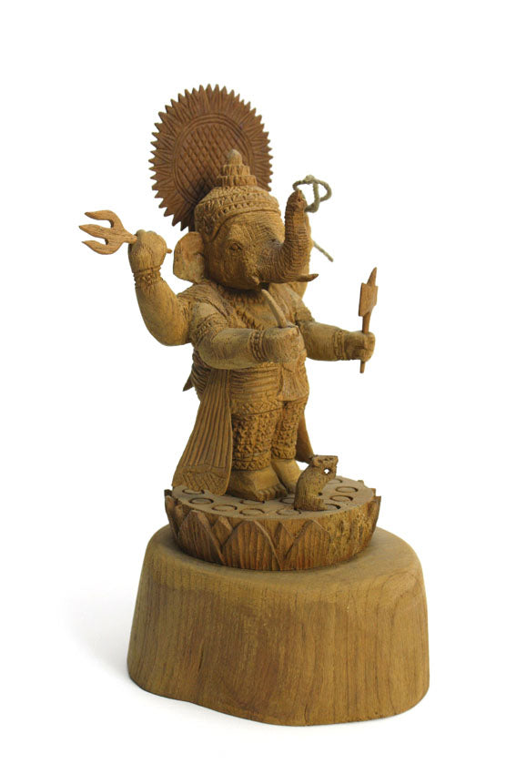 Ganesh woodcarving 1, Thailand - farangshop-co