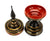 Burmese lacquerware offering vessel, known as hsun ok or soon-oke, black, 48cm high - farangshop-co