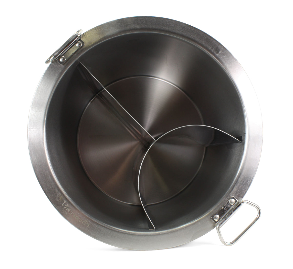 Very large Thai 3 compartment Noodle Cooking Pot, 36cm size - farangshop-co