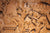 Ramayana carved teak relief - large - farangshop-co