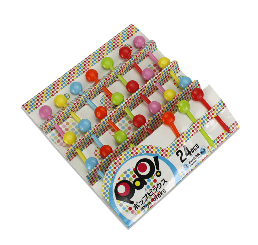 Cute Japanese Food Picks for Kids Bento Box Lunch - 24 x Pop Picks - farangshop-co