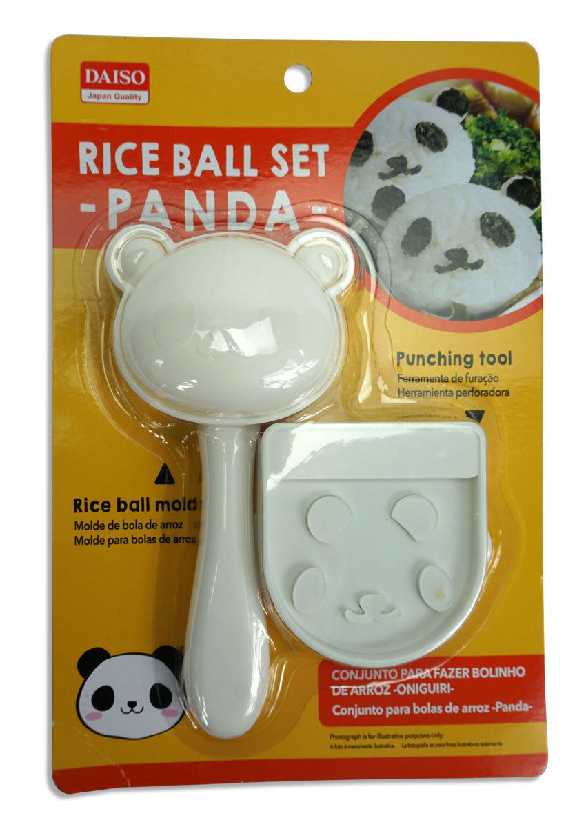 Japanese Panda Rice Ball Set - Mould and Punch - farangshop-co