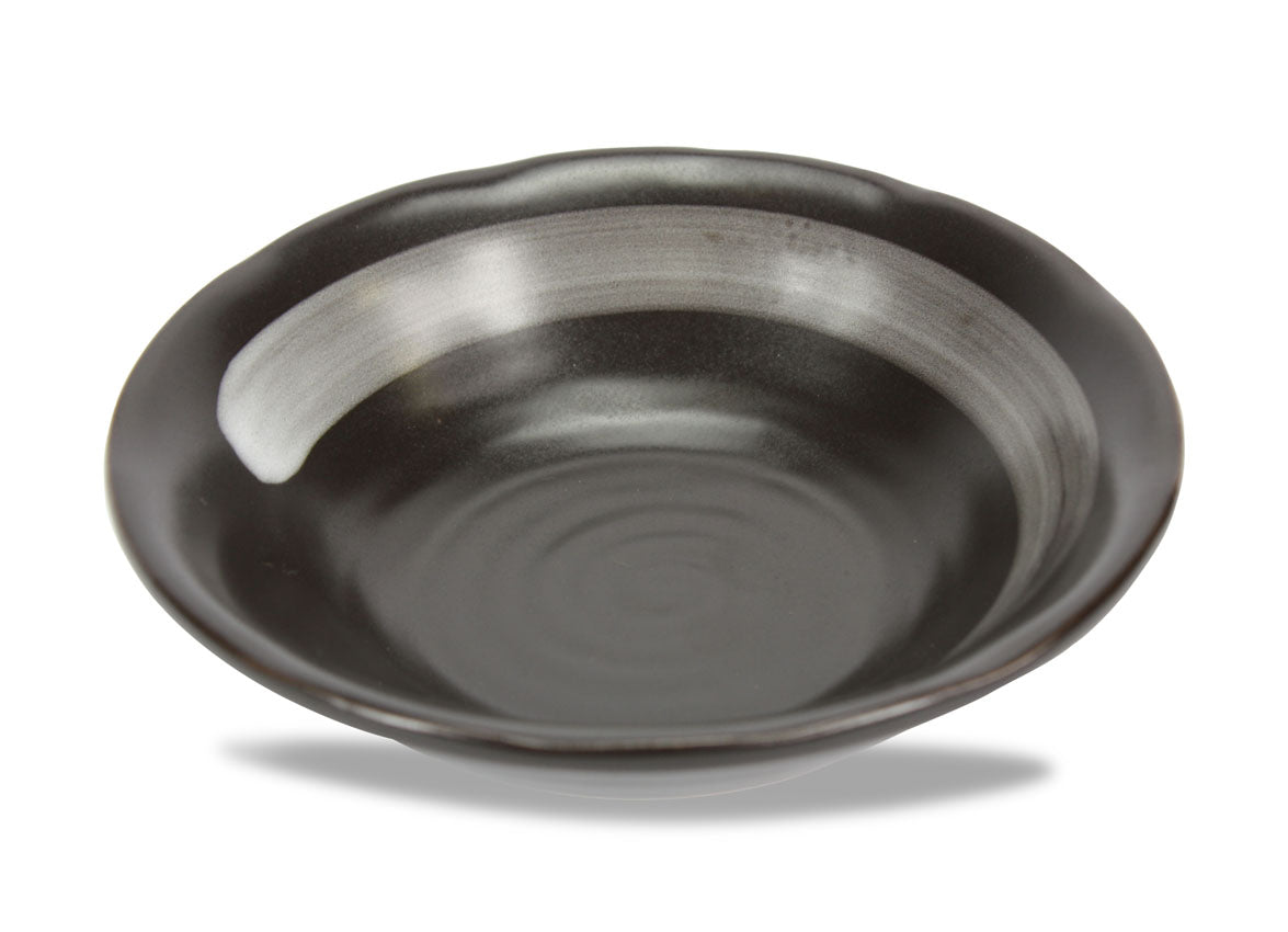 Japanese Style Ceramic Tempura Dipping Bowl, Snack Bowl, 14.5cm. Tenmoku Glaze. - farangshop-co