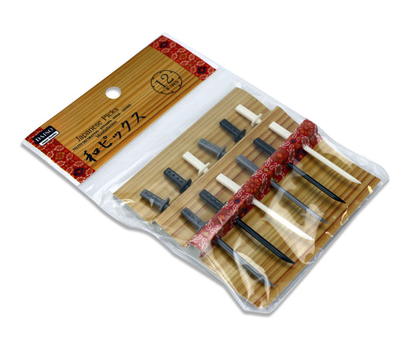 Cute Japanese Food Picks for Kids Bento Box Lunch - Ninja Sword, 12 per pack - farangshop-co