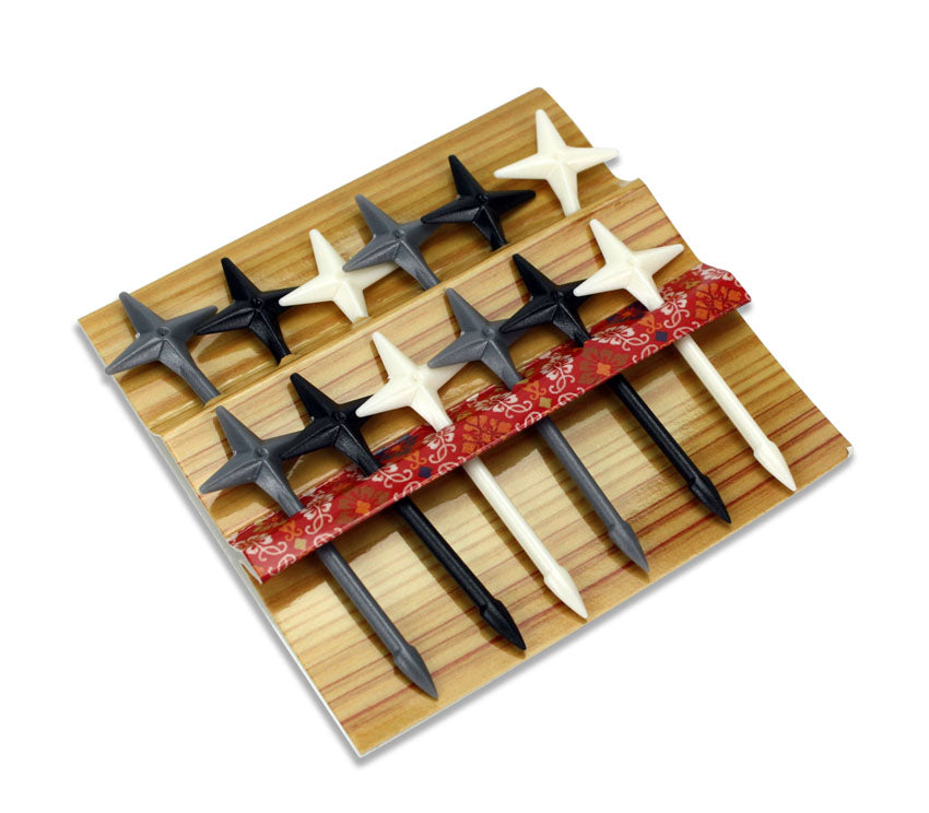 Cute Japanese Food Picks for Kids Bento Box Lunch - Ninja Star Shuriken, 12 per pack - farangshop-co