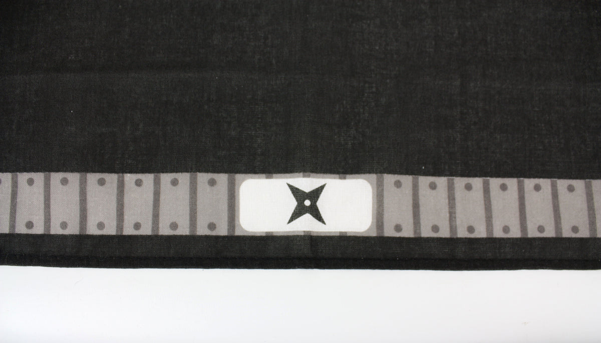 Japanese Head Covering Cloth, Ninja Style, 87cm x 35cm Bandana Style Cotton Hand Towel - farangshop-co