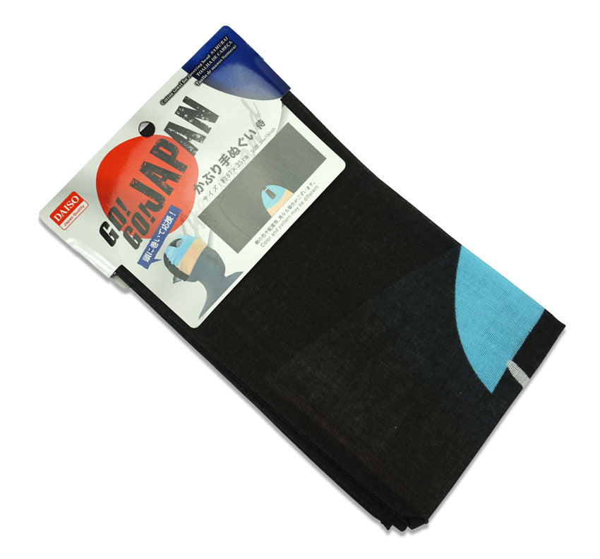 Japanese Head Covering Cloth, Samurai Style, 87cm x 35cm Bandana Style Cotton Hand Towel - farangshop-co