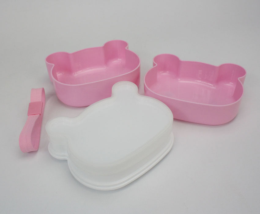 Cute Japanese Kids Bento Lunch Box - Pink Pig Design - farangshop-co