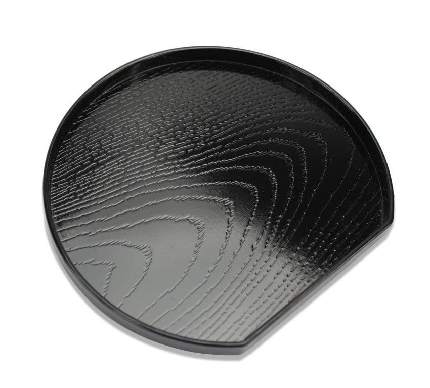 Japanese Lacquer Mini Serving Tray for Sushi Sashimi, Tea or Sake, 14cm - farangshop-co