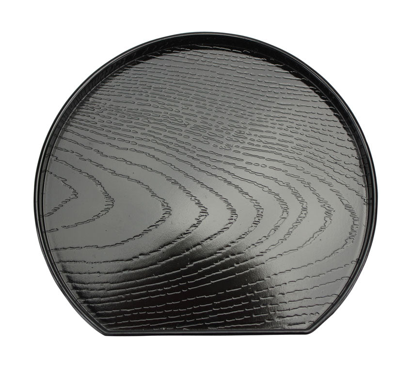 Japanese Lacquer Mini Serving Tray for Sushi Sashimi, Tea or Sake, 14cm - farangshop-co