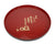 Japanese Lacquer Serving Tray, Circular Red Owl Design, for Sushi Sashimi, Tea Set or Sake Set - farangshop-co