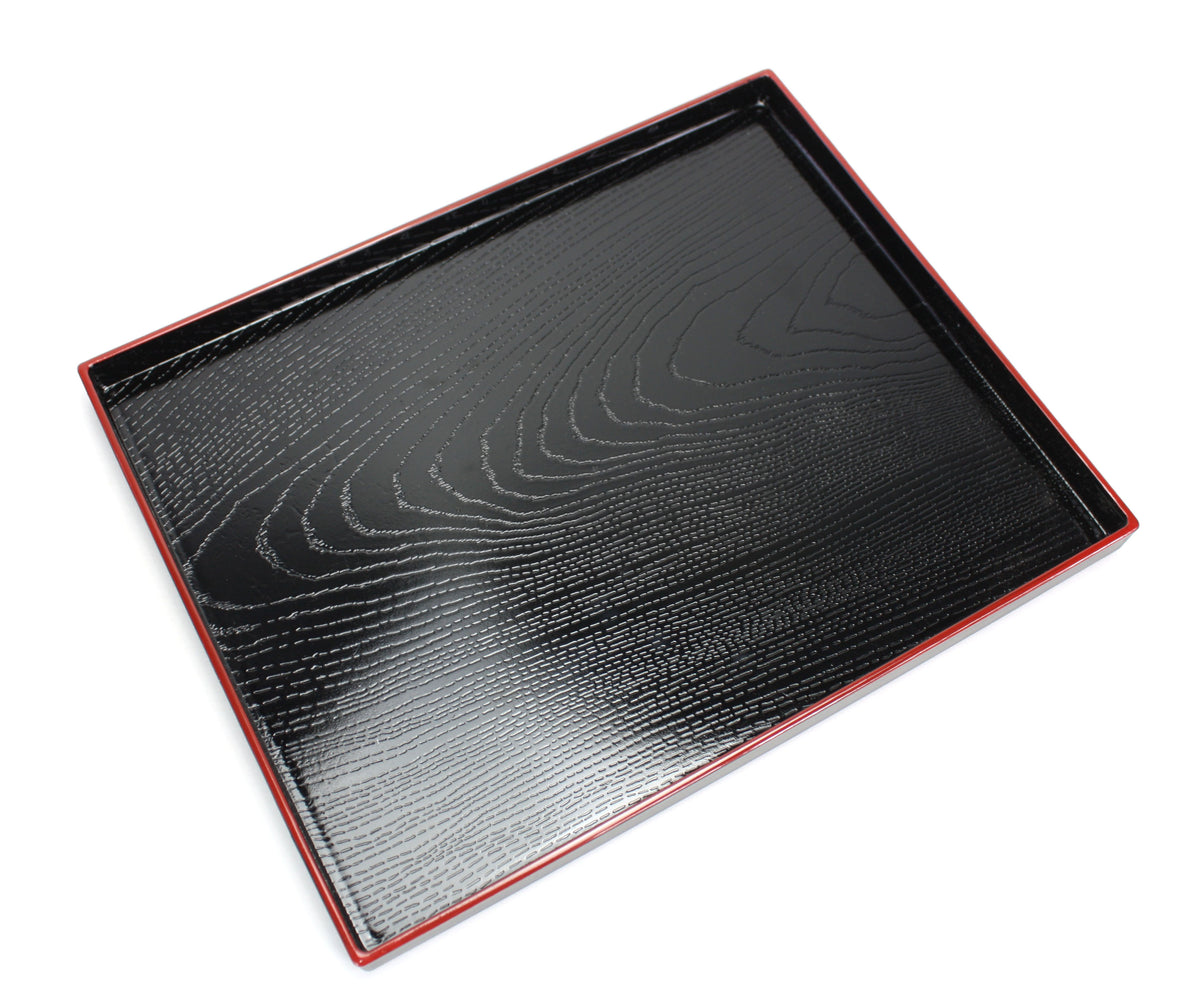 Japanese Yamanaka Lacquer Food Serving Tray, 30cm x 24cm - farangshop-co