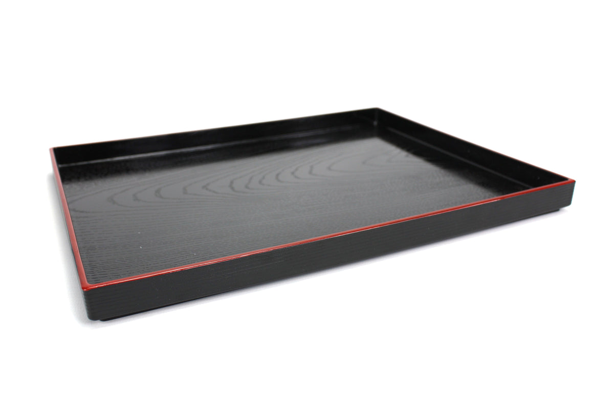 Japanese Yamanaka Lacquer Food Serving Tray, 30cm x 24cm - farangshop-co