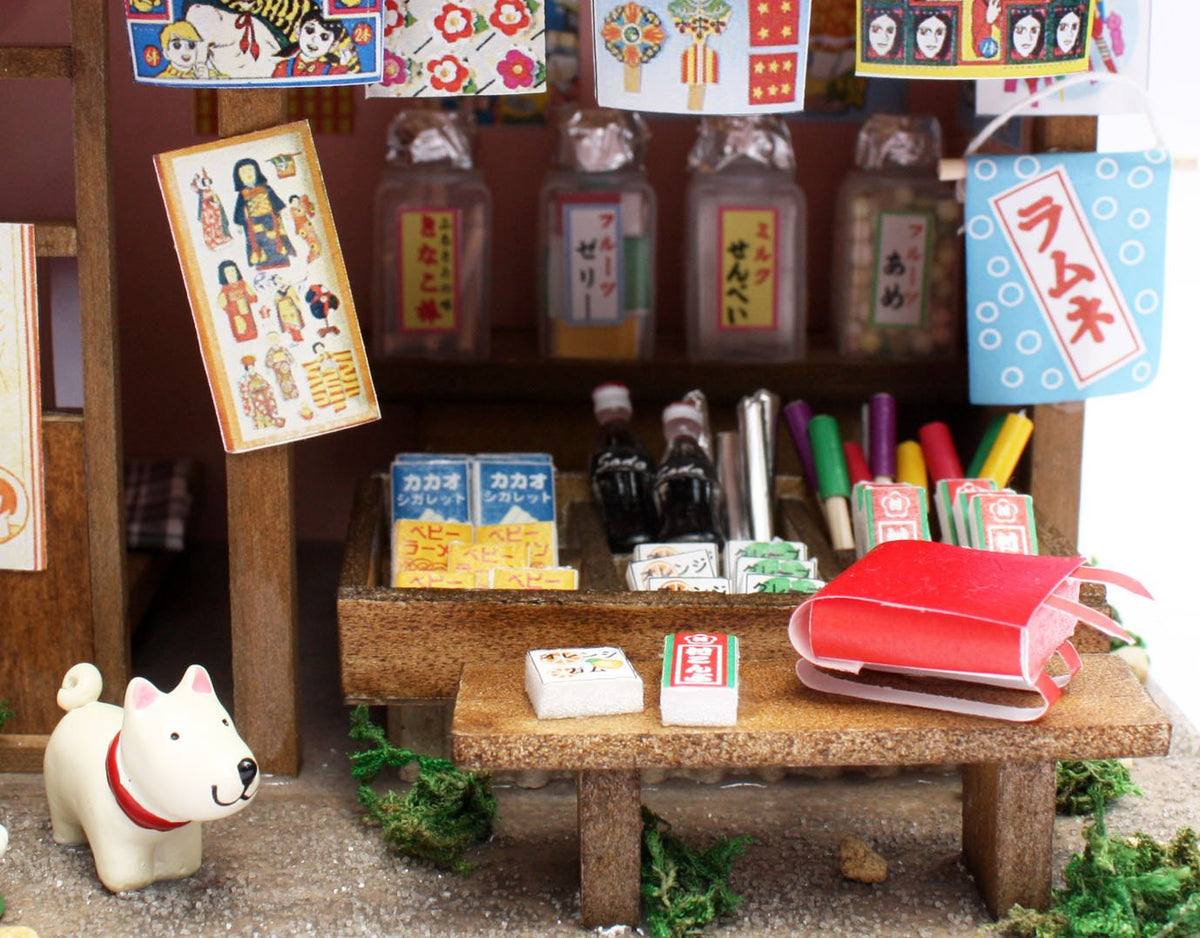 Japanese Model Building Kit, Showa Taiyaki Stall Shop, Billy 8537 - farangshop-co