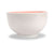 Japanese Food Bowl, Noodle Bowl, White with Rose Pink Interior, 13.6cm - farangshop-co