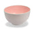 Japanese Food Bowl, Noodle Bowl, White with Rose Pink Interior, 16cm - farangshop-co