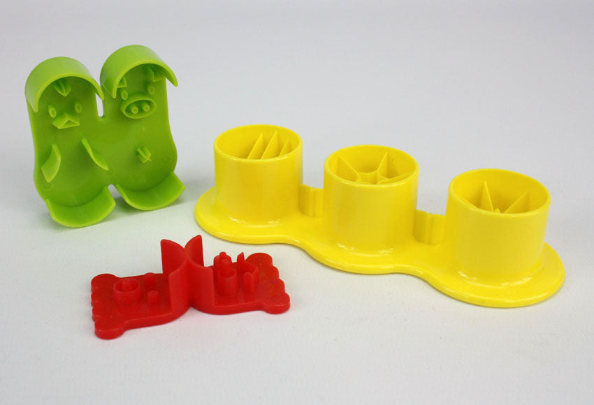 Cute Japanese Sausage Mould for Kids - 3 piece set - farangshop-co