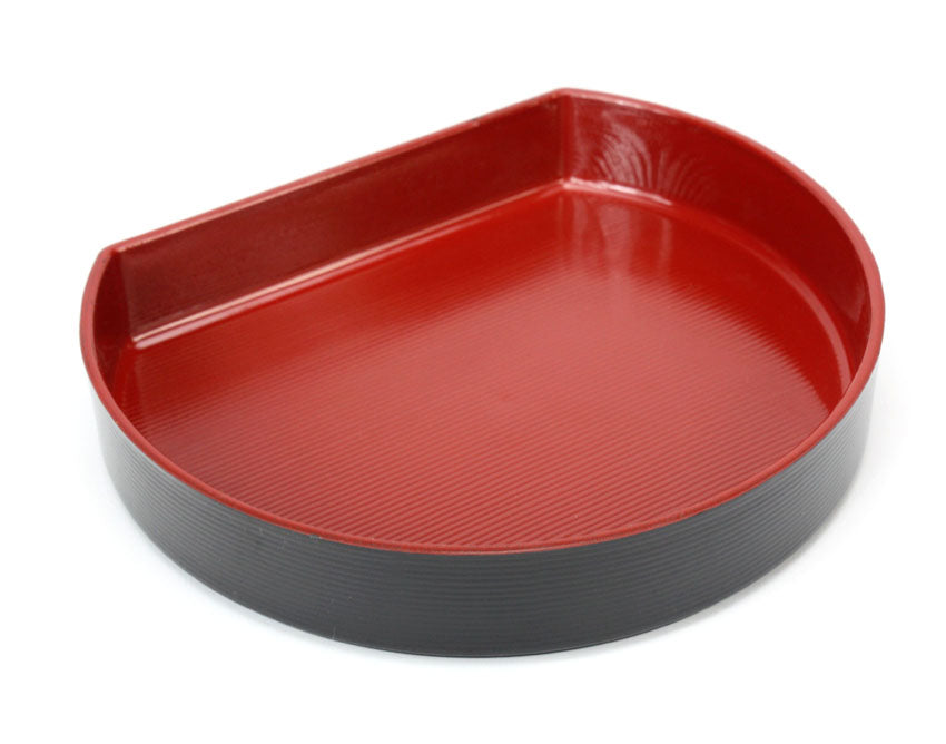 Japanese Lacquer Sushi - Sashimi Tray, Black exterior - farangshop-co