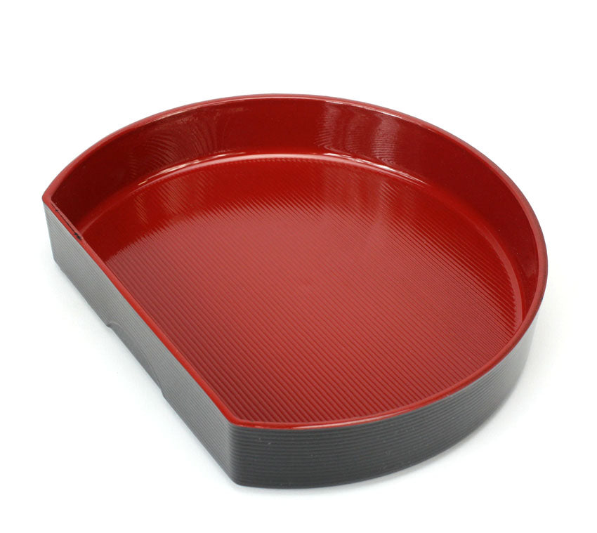 Japanese Lacquer Sushi - Sashimi Tray, Black exterior - farangshop-co