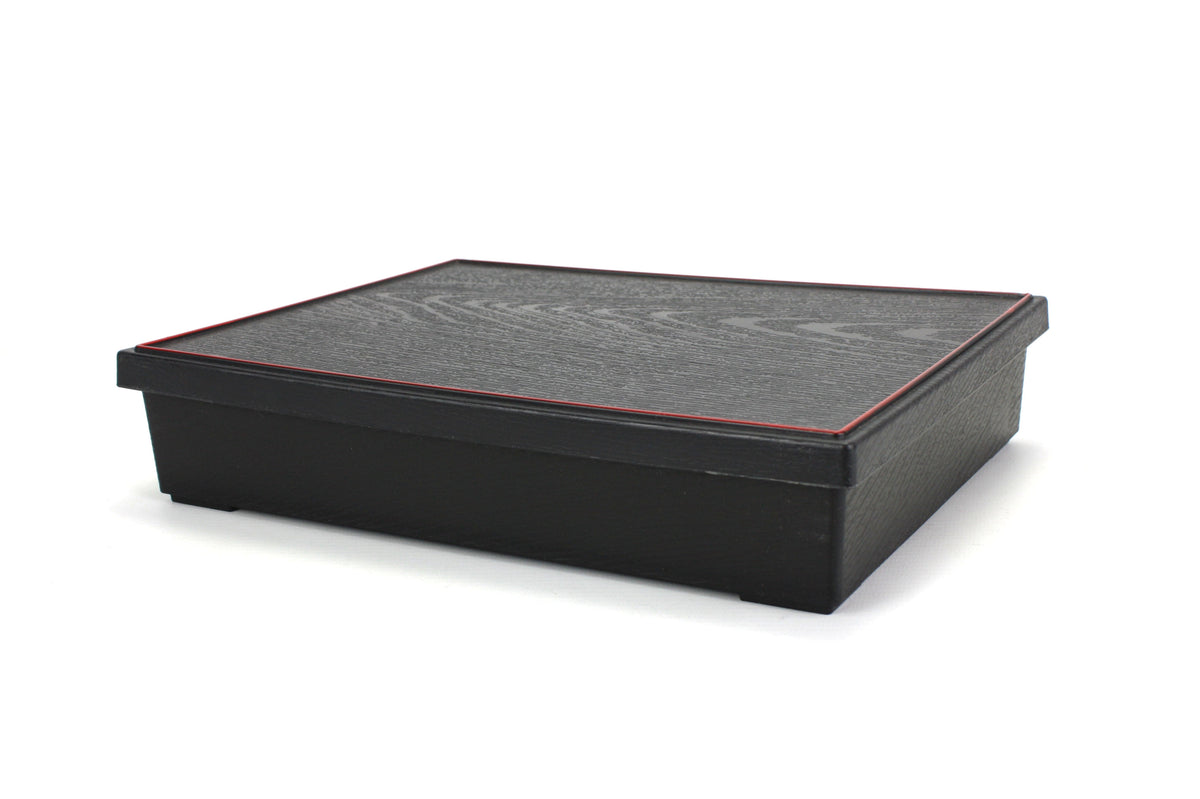 Japanese style Bento Box, Restaurant style with lid, 26.8cm x 20.7cm - farangshop-co