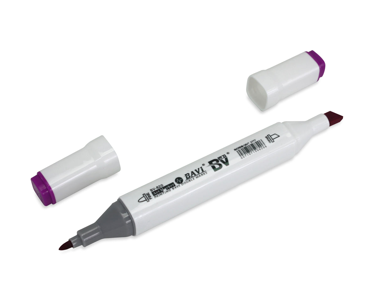 Artist&#39;s Marker Set - 24 Permanent Alcohol-based marker pens in carry case. - farangshop-co