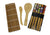 Bamboo 9 Piece Ukiyo-e Sushi Set. Chopsticks, Rolling mats, Rice paddle & spoon set. - farangshop-co