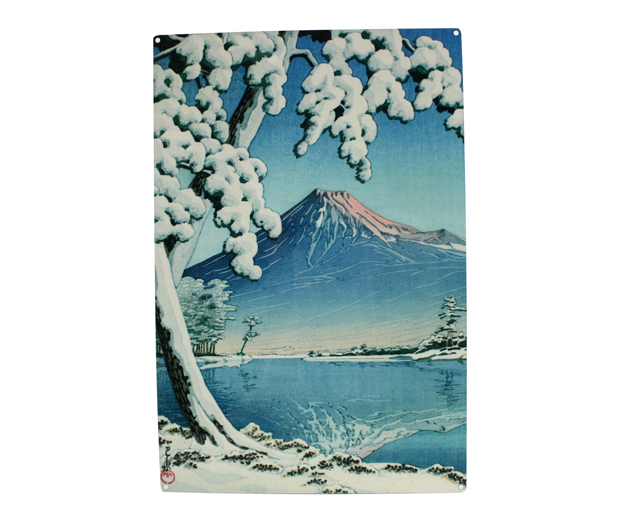 Vintage Japanese metal signs, 30cm x 20cm; Choice of designs - farangshop-co