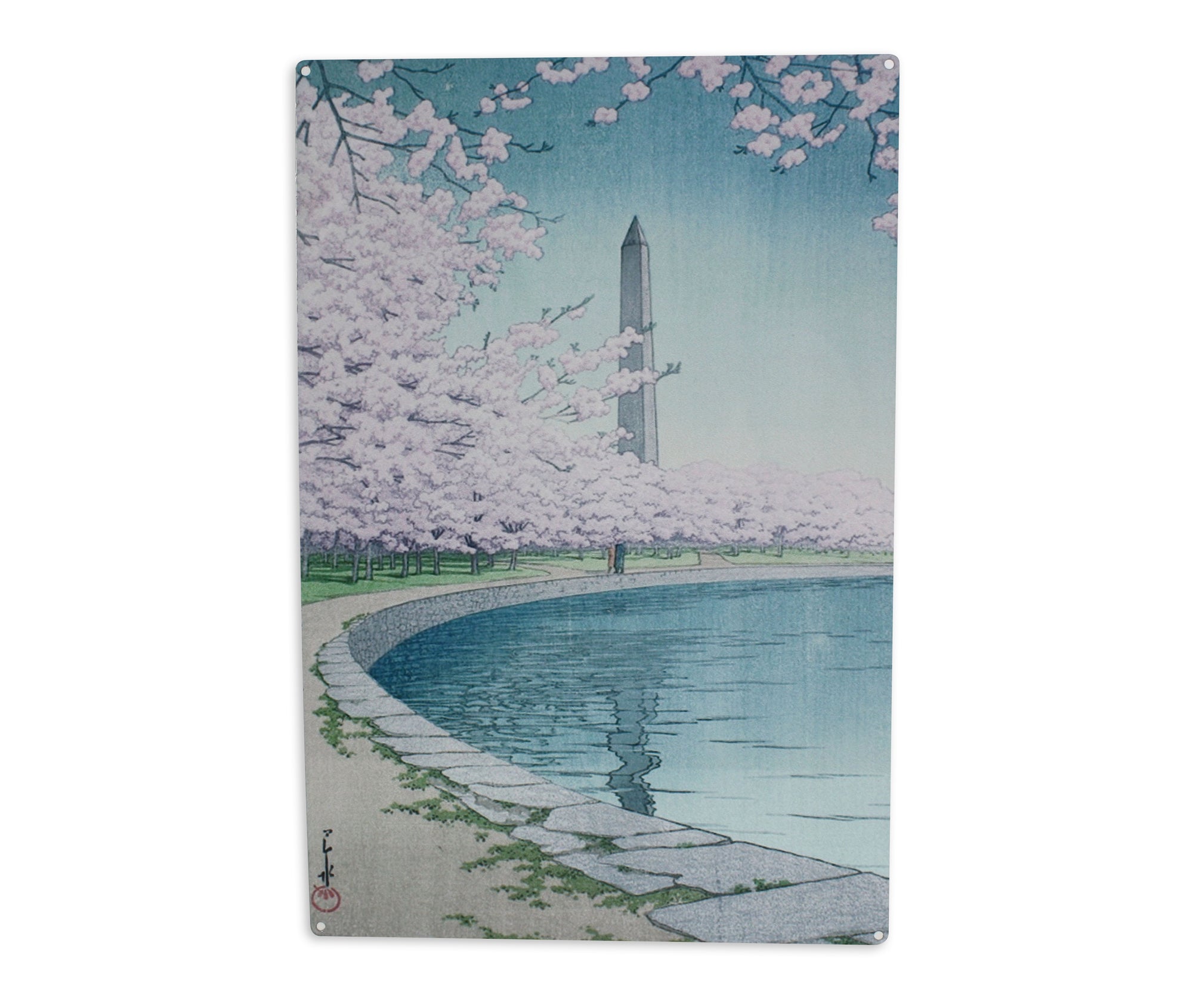 Vintage Japanese metal signs, 30cm x 20cm; Choice of designs - farangshop-co