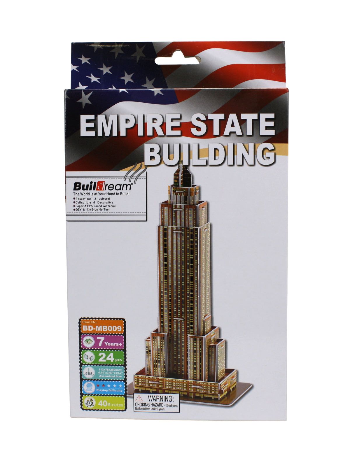 Card Construction Kit Puzzle - Empire State Building - farangshop-co