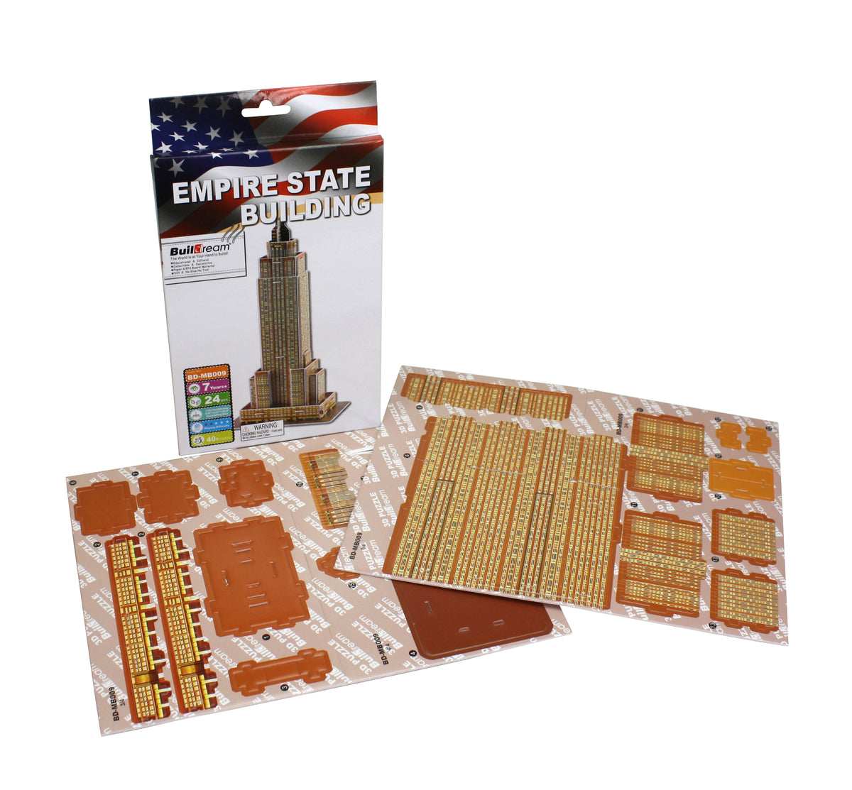 Card Construction Kit Puzzle - Empire State Building - farangshop-co
