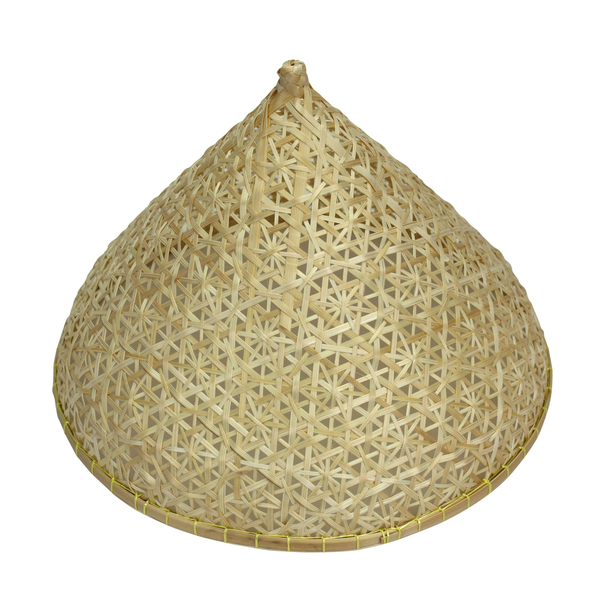 Thai Bamboo Lampshade, or Food Cover - 23cm diameter. Hand woven. - farangshop-co