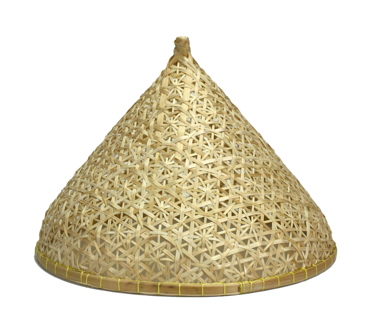 Thai Bamboo Lampshade, or Food Cover - 23cm diameter. Hand woven. - farangshop-co