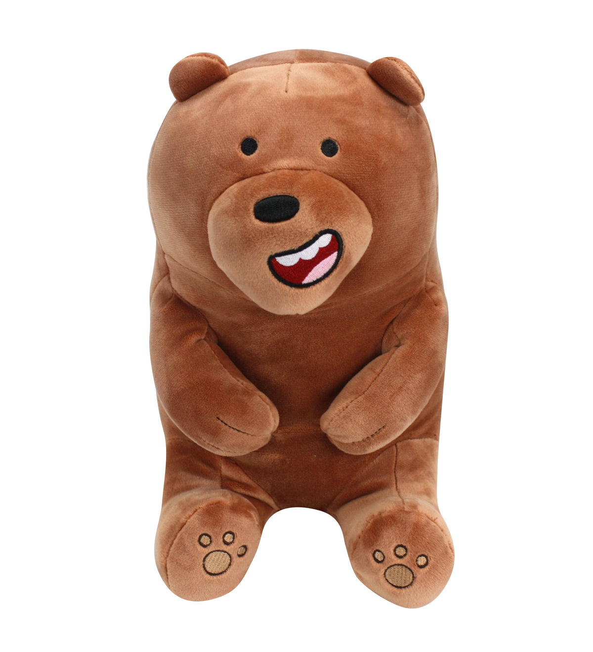 We Bare Bears Grizz Plush Soft Toy, 30cm - farangshop-co