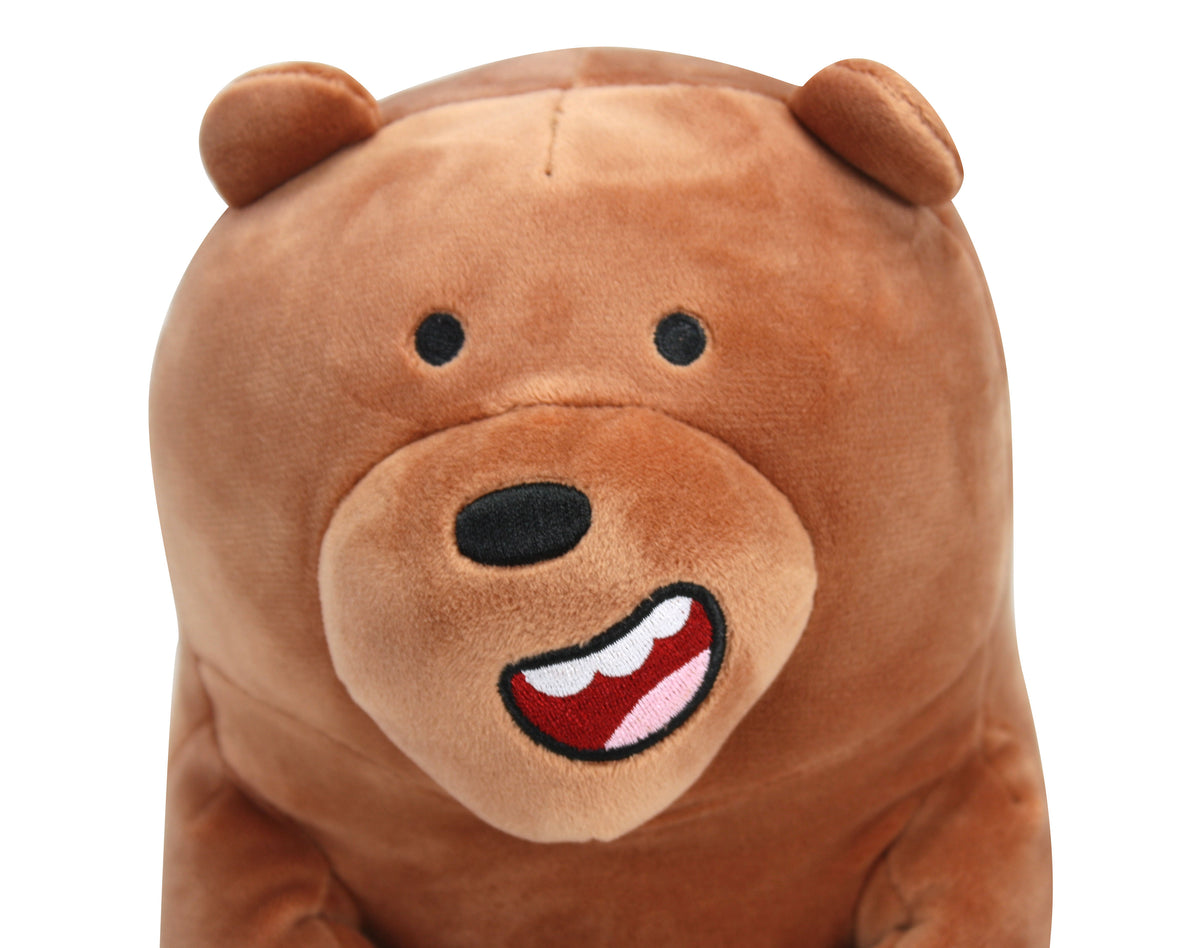 We Bare Bears Grizz Plush Soft Toy, 30cm - farangshop-co