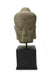 Khmer stone carving, King Jayavarman VII head, 38cm - farangshop-co