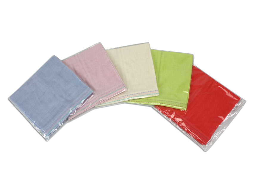 3-Pack Cotton Handkerchiefs - Squares for Children and Adults - Style NN3 - farangshop-co