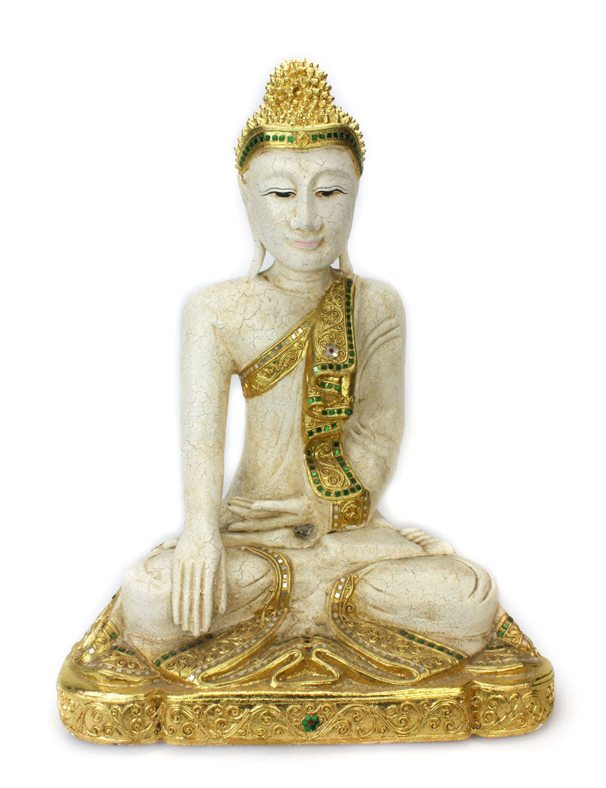 Thai Lanna style Seated Buddha, Large approx 63cm high, SSP700 - farangshop-co