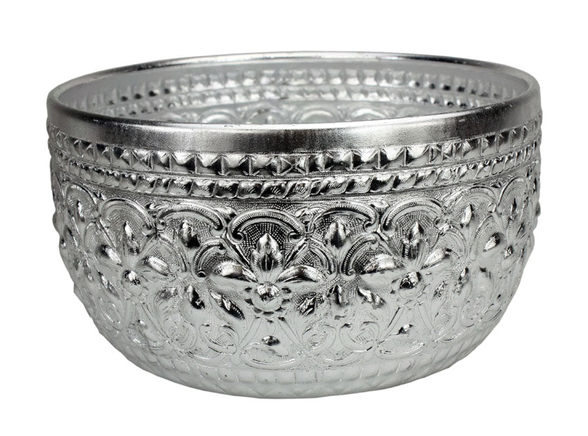 Traditional Thai Metal Bowl - 2 sizes - farangshop-co
