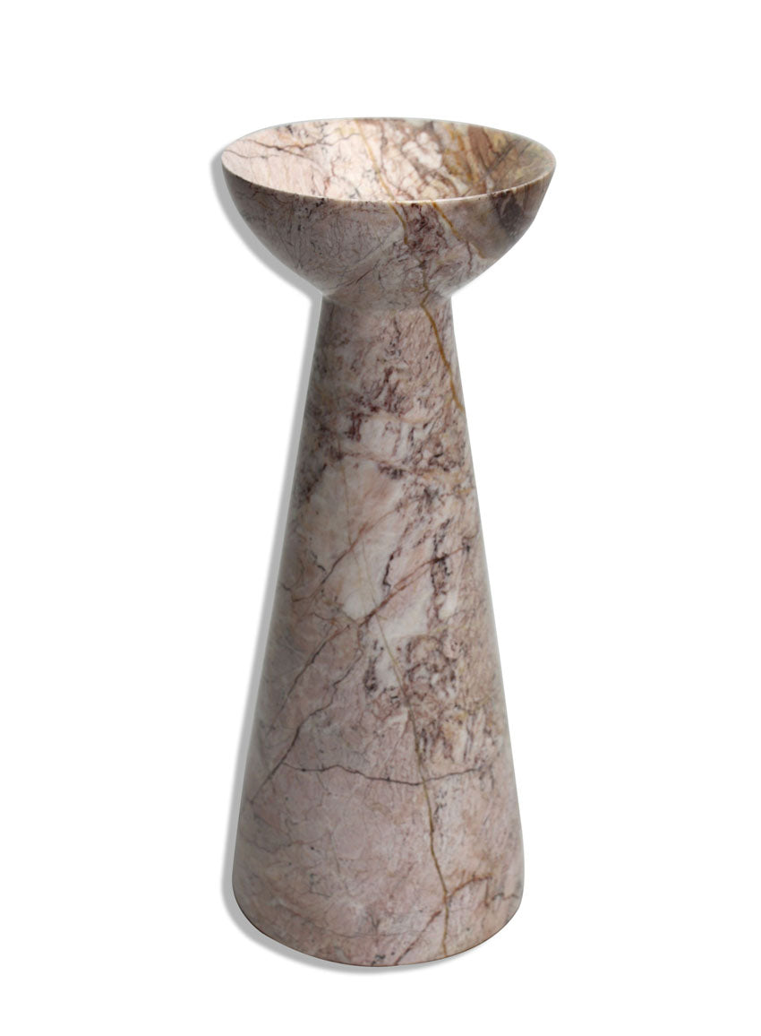 Marble candle holders, Thai - large size - farangshop-co