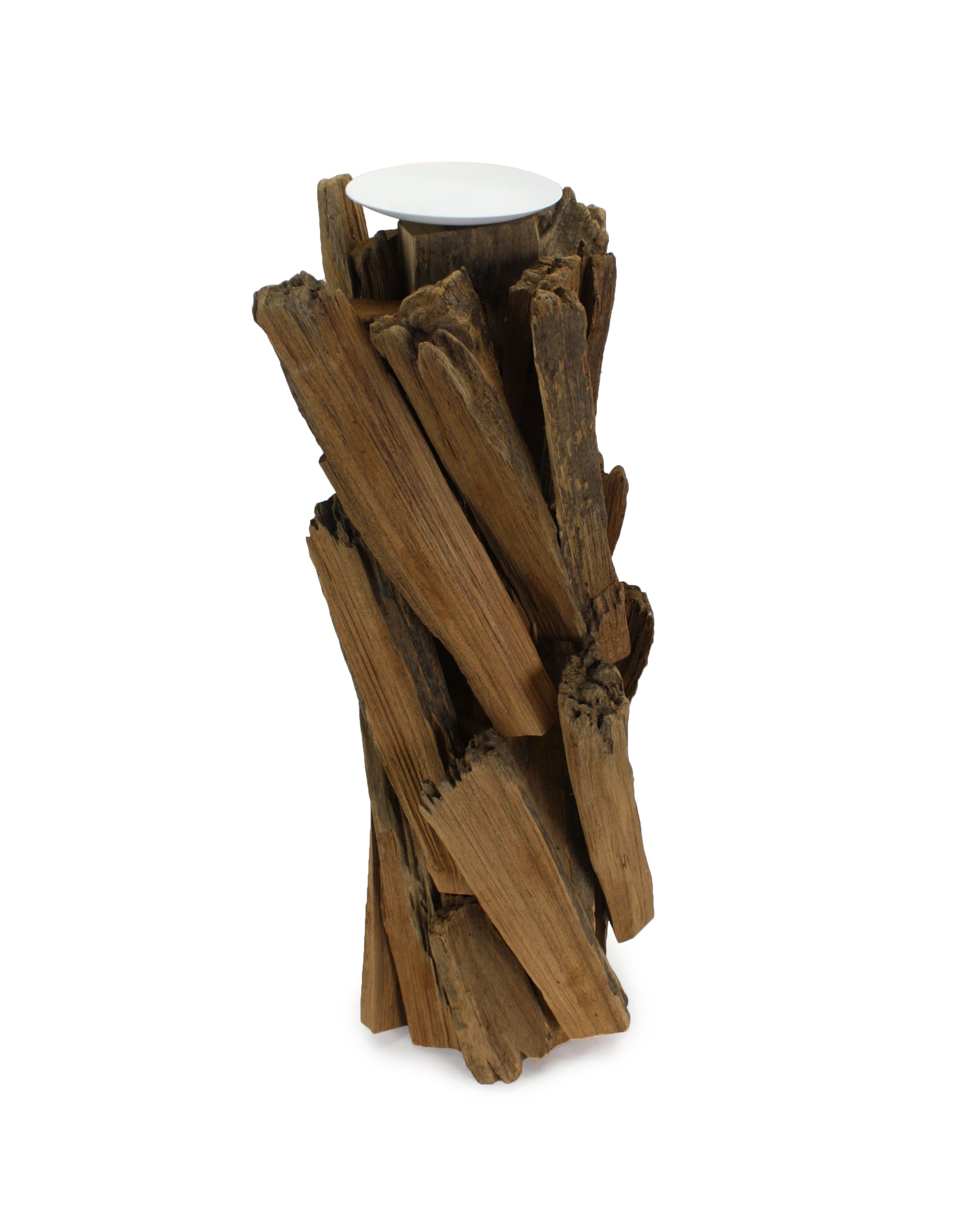 Large driftwood candle holders: 3 sizes available. - farangshop-co