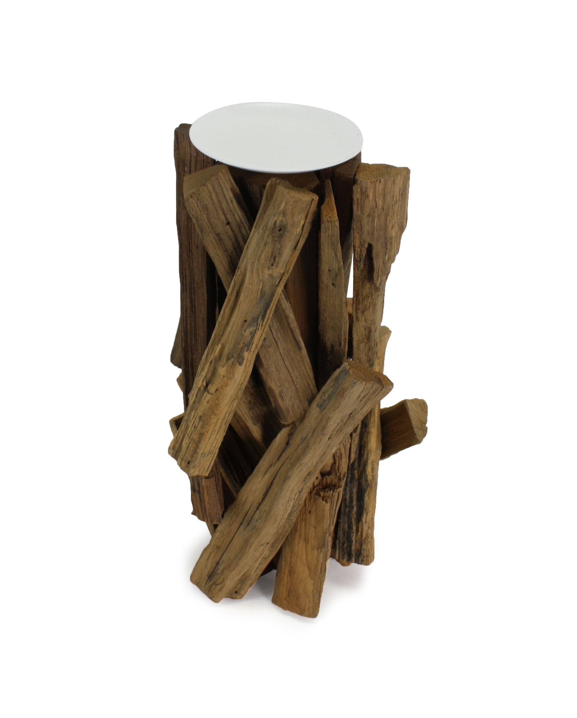 Large driftwood candle holders: 3 sizes available. - farangshop-co