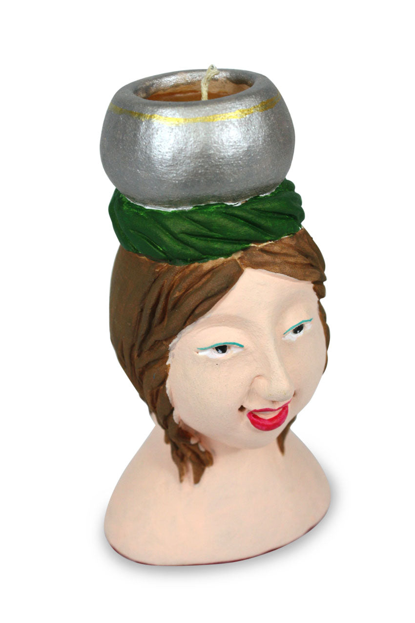 Little Heads candle holders - every one unique - farangshop-co