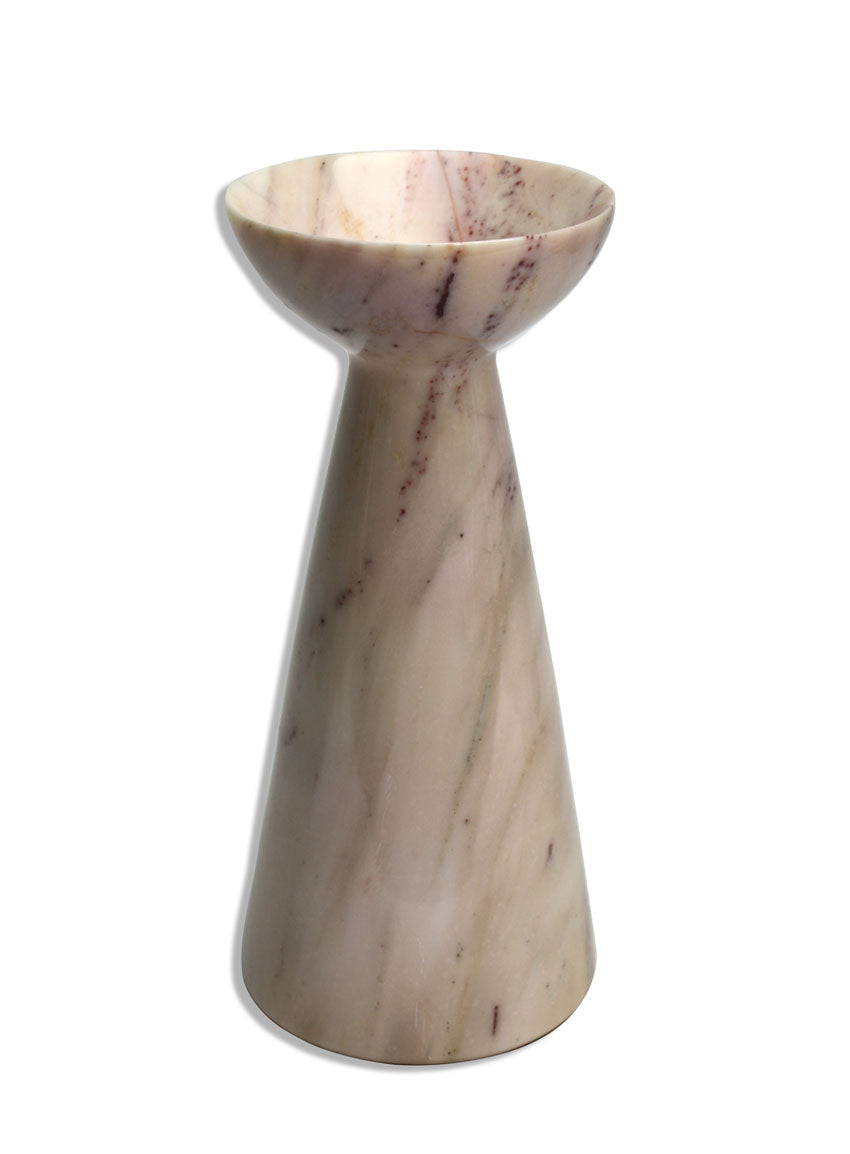 Marble candle holders, Thai - medium size - farangshop-co